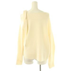 Mystrada 25SS アシメニット セーター 38 アイボリー /ES OS