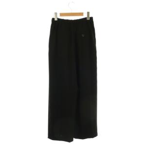 ENFOLD 25SS HEXAGON TR パンツ タック 36 黒 ブラック /CX OS