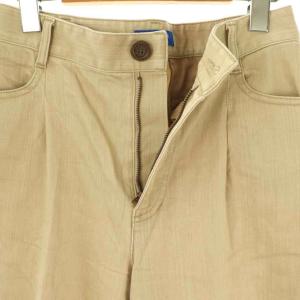 BLUE LABEL CRESTBRIDGE ワイド デニムパンツ ストレッチ 36 ベージュ /HK OS