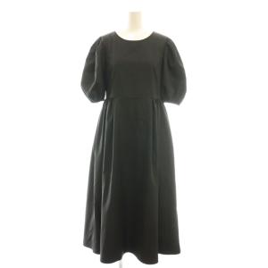 25年 Dress Lady Puff ワンピース 40 ブラック 45137
