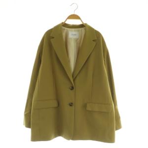 24SS ドライポリボクシージャケット オーバーサイズ ドロップショルダー 総裏地 38 キャメル /MY