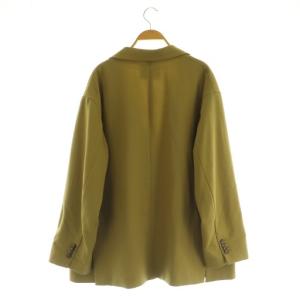 SLOBE IENA 24SS ドライポリボクシージャケット オーバーサイズ ドロップショルダー 総裏地 38 キャメル /MY