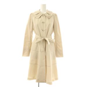 ステンカラーフレアコート 1 ライトベージュ /DO OS