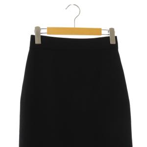 ESTNATION ニットタイトスカート ロング 36 ブラック /HK OS