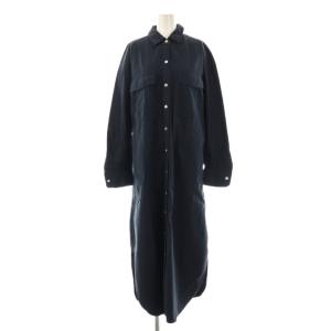 25AW ワークシャツワンピース F 紺 ネイビー /CX OS