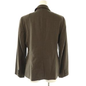 MARGARET HOWELL セットアップ ウール ジャケット テーラード スカート 膝丈 2 ブラウン /HK OS