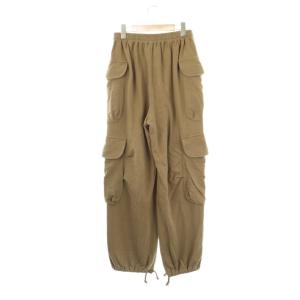 INSCRIRE 25SS コットンリネンカーゴパンツ イージー S ベージュ /DO OS SH