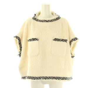 ツイードプルオーバーベスト 2 オフホワイト ブラック 23-06469 /DO OS SH