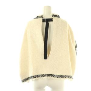 sacai ツイードプルオーバーベスト 2 オフホワイト ブラック 23-06469 /DO OS SH