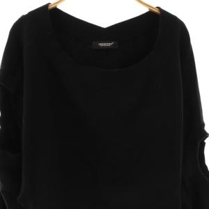 UNDERCOVER 変形スウェット トレーナー プルオーバー 1 黒 ブラック uc1c1814 /CX OS SH