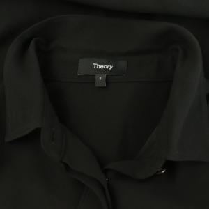 Theory 24SS POWDER CREPE OS SLEEVLESS パウダークレープスリーブレスシャツブラウス