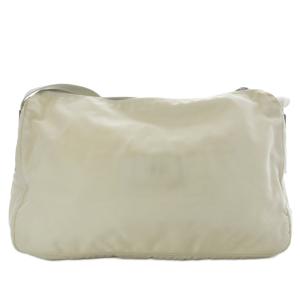 PRADA クロスボディ ショルダーバッグ ワンショルダー 斜め掛け 三角ロゴプレート ナイロン アイボリー B10140