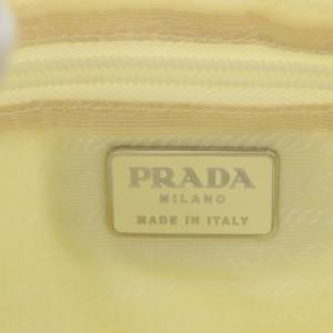 PRADA クロスボディ ショルダーバッグ ワンショルダー 斜め掛け 三角ロゴプレート ナイロン アイボリー B10140