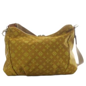 russet ショルダーバッグ ワンショルダー 斜め掛け モノグラム 総柄 ナイロン マスタード /YO15