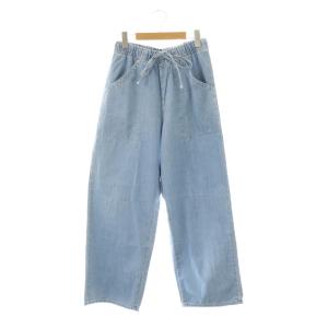 デニムイージーペインターパンツ ジーンズ ワイド コットン S ライトブルー LL8004 /NR OS