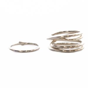 ete SV 22 ウィンタートリート リング セット 指輪 15号 ゴールド色 /SR