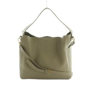 CAPRICCIO カプリッチョ 2WAY トートバッグ ショルダーバッグ レザー グレージュ 850926