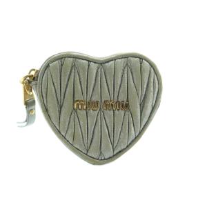 マテラッセ ハート型 コインケース 小銭入れ シルバーカラー 5TL358 /MI OS OH