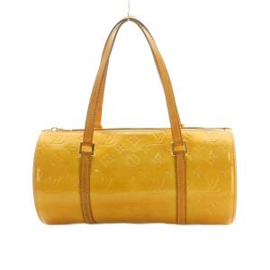 ヴェルニ パピヨン30 ハンドバッグ モノグラム マスタード