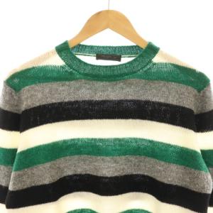 PRADA ボーダーニット セーター 長袖 48 マルチカラー /DF OS