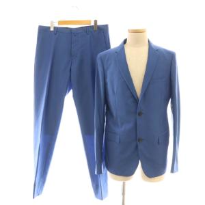 スーツ セットアップ テーラードジャケット パンツ 48 ブルー /DF OS
