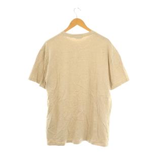 POLO RALPH LAUREN ロゴ刺繍半袖ニット カットソー LG ベージュ /DO OS
