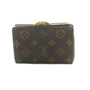 LOUIS VUITTON ポルトフォイユ ヴィエノワ 財布 二つ折り 小銭入れ モノグラム ブラウン 茶 M61674 /MI OS