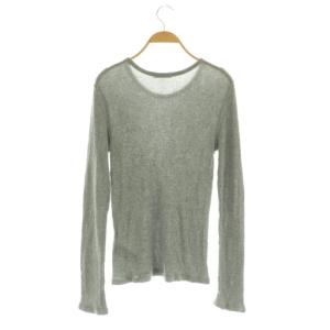 EVERYDAY I LIKE 23AW テレコ ロングスリーブ プルオーバー カットソー リブ グレー /MY OS