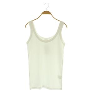 24SS RIB タンクトップ ストレッチ F ホワイト /MY OS
