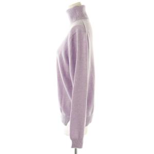 Drawer 14G カシミヤタートルネックニット セーター 長袖 2 ラベンダー /HK OS