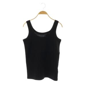 25SS GLANCE タンクトップ Uネック F 黒 ブラック /AT OS