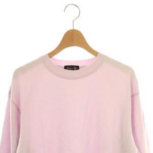 Drawer 裏毛プルオーバークルーネックスウェット トレーナー カットソー 2 ピンク /DF OS