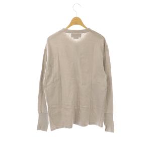 AMERICANA ヘンリーネック カットソー Tシャツ 長袖 グレー /DF OS