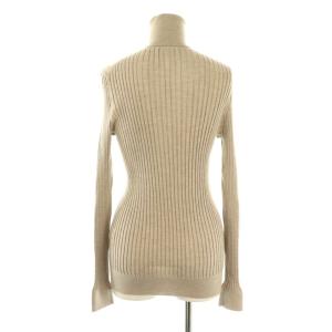 Drawer 18Gカシミヤシルク混リブタートルネックニット プルオーバー 2 ベージュ /DF OS