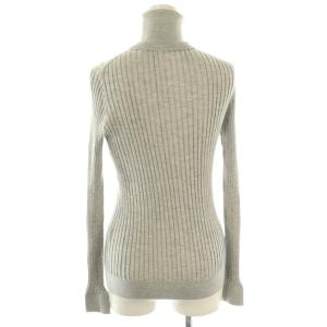 Drawer 18Gカシミヤシルク混リブタートルネックニット プルオーバー 1 グレー /DF OS