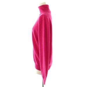 Drawer カシミヤ ウール タートルネック ニット プルオーバー セーター 長袖 ピンク /HK OS