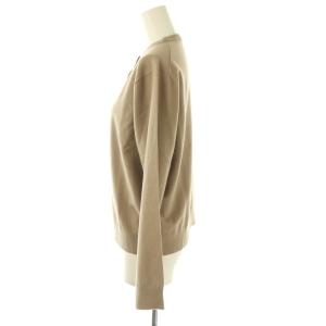 EVERYDAY I LIKE 23AW Stretch Wool クルーネック カーディガン ニット 長袖 ベージュ /HK OS