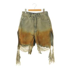 RICK OWENS GETH CUTOFFS 加工 デニム ハーフパンツ