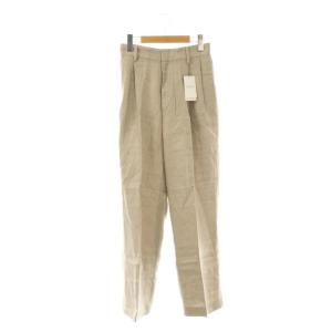 24SS OG LINEN タックパンツ ストレートパンツ 34 生成 /DF OS SH