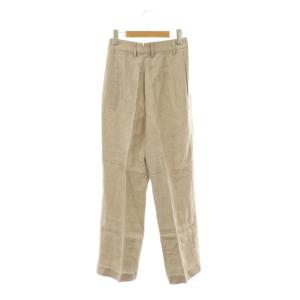 MUSE de Deuxieme Classe 24SS OG LINEN タックパンツ ストレートパンツ 34 生成 /DF OS SH