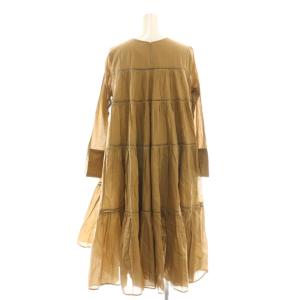 NE QUITTEZ PAS! Cotton Voile Tiered Middle Length Dress ワンピース ティアード