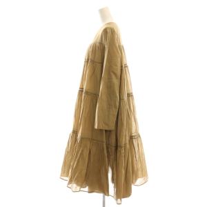 NE QUITTEZ PAS! Cotton Voile Tiered Middle Length Dress ワンピース ティアード