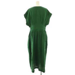 NE QUITTEZ PAS! 25AW Cotton Double Gauze Tuck Dress ワンピース ロング ノースリーブ