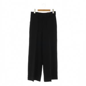 ノンウールツイードワイドパンツ 2 ブラック /DF OS