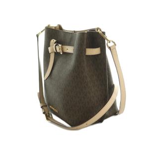 MICHAEL KORS エミリア ショルダーバッグ MK柄 ブラウン /MI OS