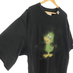 MIHARA YASUHIRO Maison duck printed Tee 48 ブラック マルチカラー