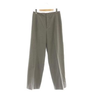 2WAY裏起毛ワイドパンツ ストライプ 2 グレー /DF OS