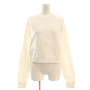 24SS DROP スウェット トレーナー ショート丈 F 白 ホワイト /AT OS