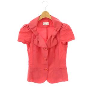 フレンチスリーブ ジャケット 薄手 38 ピンク /CX OS