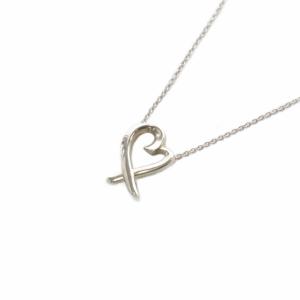 ラビングハート 925 ネックレス ペンダント シルバー色 /SR OH